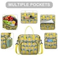 thumbnail image 2 of Insulated Lunch Bag Women, Leakproof Large Lunch Box, Reusable Lunch Cooler Bag with Adjustable Strap, Lunch Tote Bag for Work Women,Lemons Humor Style Lunch Tote Bags Gifts for Woman, Mom, 2 of 6