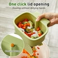 thumbnail image 4 of 2025 Upgraded Self-Cleaning Sink Strainer Basket – Sink Food Catcher with Bottom Release, Kitchen Sinks Food Waste Collector (white), 4 of 8