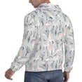 thumbnail image 3 of Hoodies for Men - white Moose winter tree Long Sleeve Comfrt Men'S Fashion Hoodies & Sweatshirts, Sweatshirts for Men Hoodies Pullover Clothing Clothes with Pouch, 3 of 7