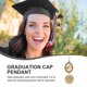 thumbnail image 5 of Graduation Cap Doctor Hat Pendant for Tassel Charm Golden 10Pcs, 5 of 5