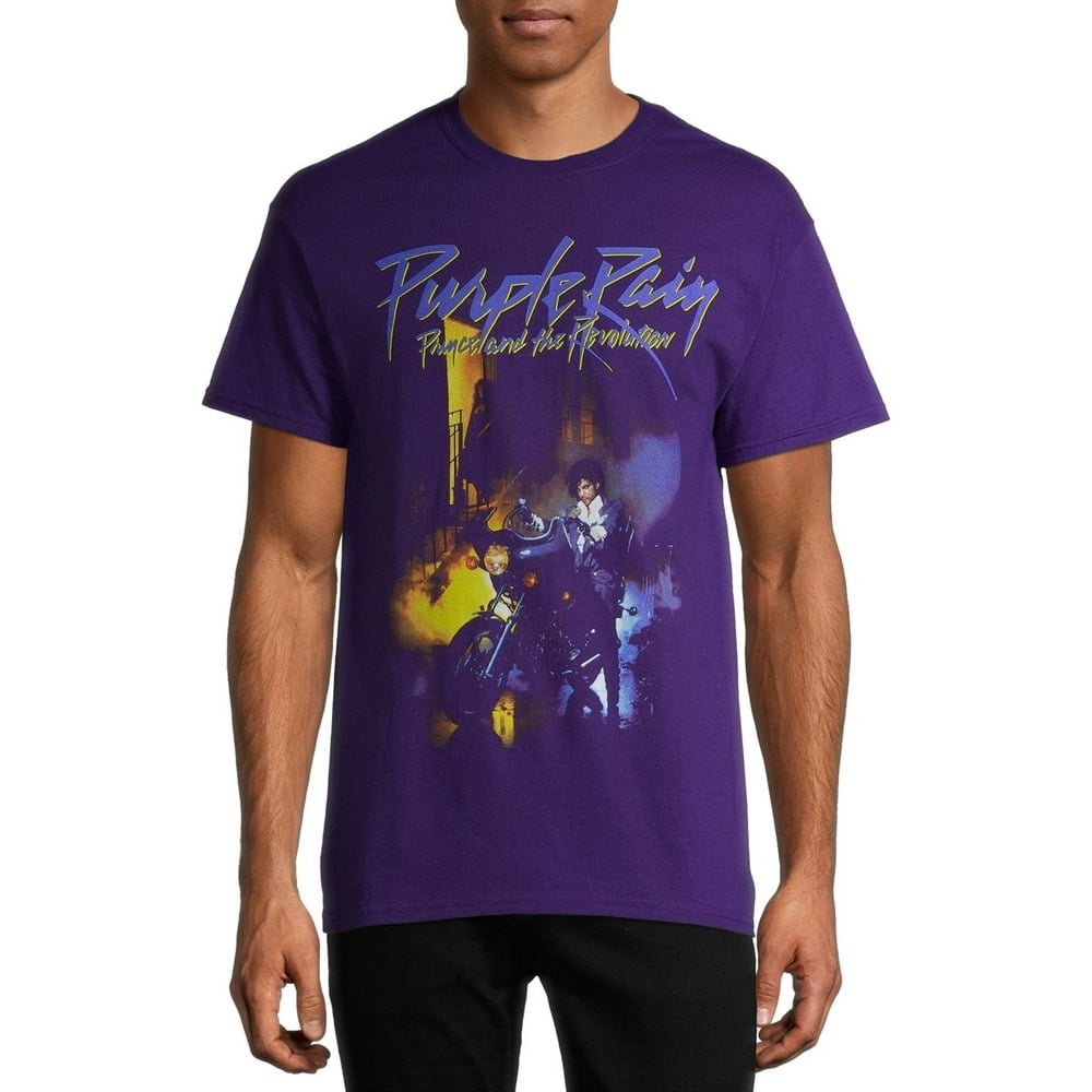 Prince - Prince Purple Rain Men's and Big Men's Graphic T-shirt ...