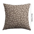 thumbnail image 3 of Floral Block Print Pillow Covers 19X19 Inch Set Of 1, Vintage Flower Pattern Decorative Throw Pillowcases Outdoor Farmhouse Cushion Covers Fall Rustic Sofa Couch Bed Decor, 3 of 4