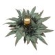 thumbnail image 2 of Corona de velas con arreglo floral artificial, decoración del hogar, estilo elegante, plegable y liviano, marco de metal, para dormitorio, velas de alta calidad, tamaño grande, construcción, 2 of 7