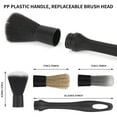 thumbnail image 5 of Car Detailing Brush Set, 3 Pcs Car Interior Detailing Brushes Natural Boars Hair Detail Brush Auto Ultra-Soft Detail Cleaning Brush Tool for Interior/Exterior Automotive Trim Wheel Rim Engine, 5 of 7