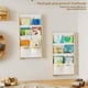 thumbnail image 4 of Estantería infantil montada en la pared BPMFDTNL de madera natural de 4 niveles, 4 of 7