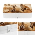 thumbnail image 4 of Kangaroo Portable PU Leather Jewelry Organizer with Necklace Holder, Jewelry Stand, and Earring Holder - Removable Compartment Included, 4 of 6