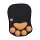thumbnail image 3 of Alfombrilla de ratón con diseño de pata de gatito, con respaldo antideslizante para la muñeca, cómoda para el escritorio Negro, 3 of 9