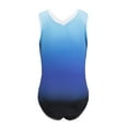 thumbnail image 3 of 5-14T Girls Gymnastic Leotard Kids Sparkly Diamond Gradient Ballet Dance Suit Sleeveless Dancewear, 3 of 9