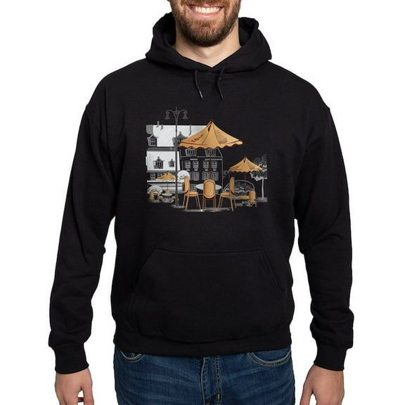 CafePress - Coffee Shop Hoodie (Dark) - Pullover Hoodie, Classic, Comfortable Hooded Sweatshirt