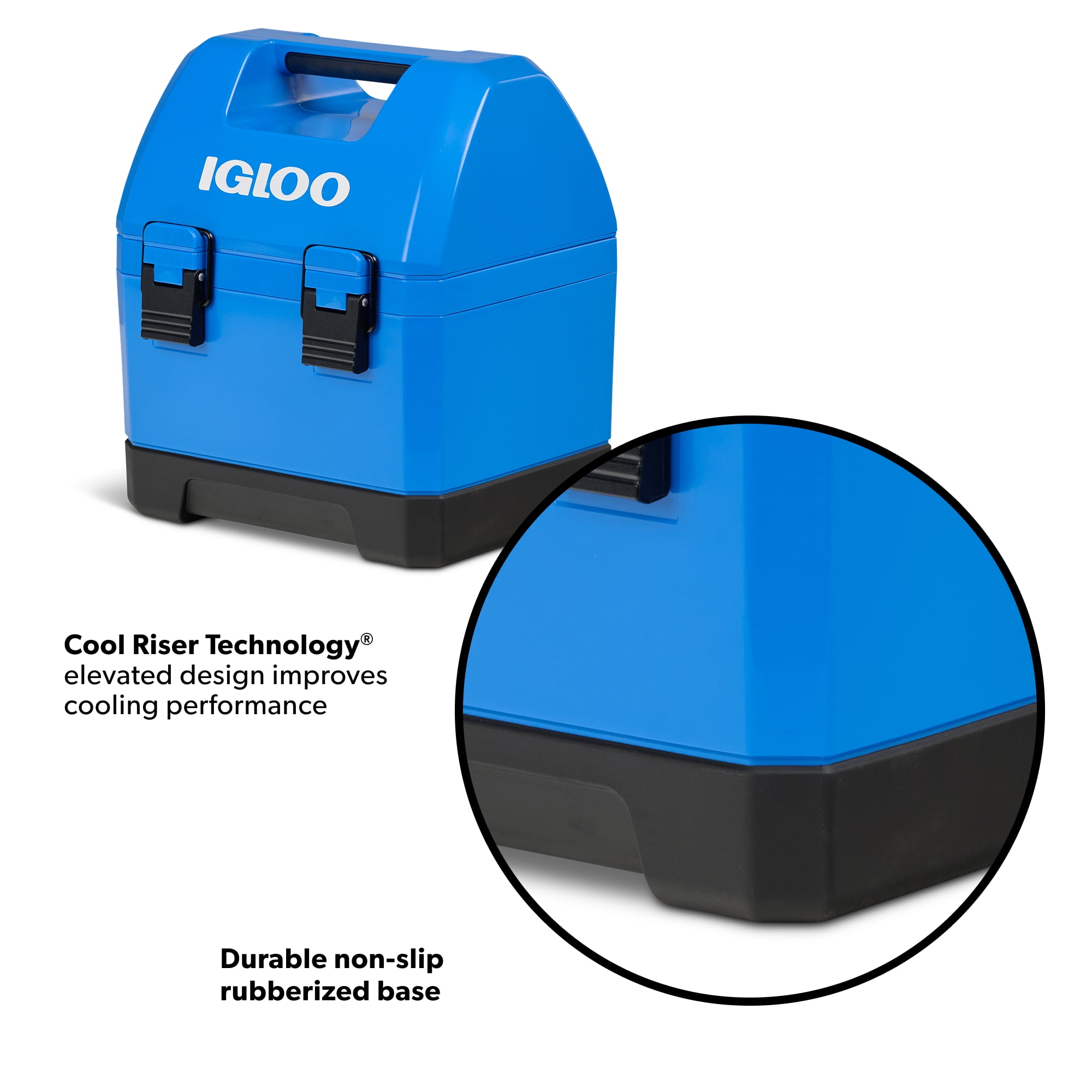 Igloo 10 QT Gripper CoolBox Personal Cooler, Blue