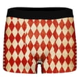 thumbnail image 4 of TSADFHJI sous-Vêtements pour Hommes Caleçons Courts 2TG Confort Décontracté Imprimé Carnaval S Rouge, 4 of 4