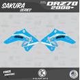 thumbnail image 4 of Kalair GFX Graphics Kit for Suzuki DRZ70 (2008-2019) Sakura Series, 4 of 5