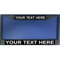 thumbnail image 2 of Personalized Black Background Black License Frame.  Free Screw Caps Included, 2 of 2