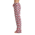 thumbnail image 2 of Just Love Women's Plush Pajama Pants 6339-10668-RB-1X (Multi - Plaid Lips, Large), 2 of 3