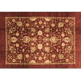 thumbnail image 1 of Ahgly Company Indoor Rectangle Abstract Brown Modern Area Rugs, 8' x 10', 1 of 4
