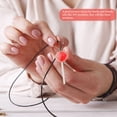 thumbnail image 4 of LOLIPPYY 50pcs Lollipop Hanging Ornaments Red Metal Keychain Decoration Simple but Delicate, 4 of 8
