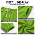 thumbnail image 6 of Men's Jogger Sweatpants Drawstring Elastic Waist Casual Relaxed Fit Athletic Solid Color Lounge Trousers with Pockets, 6 of 7