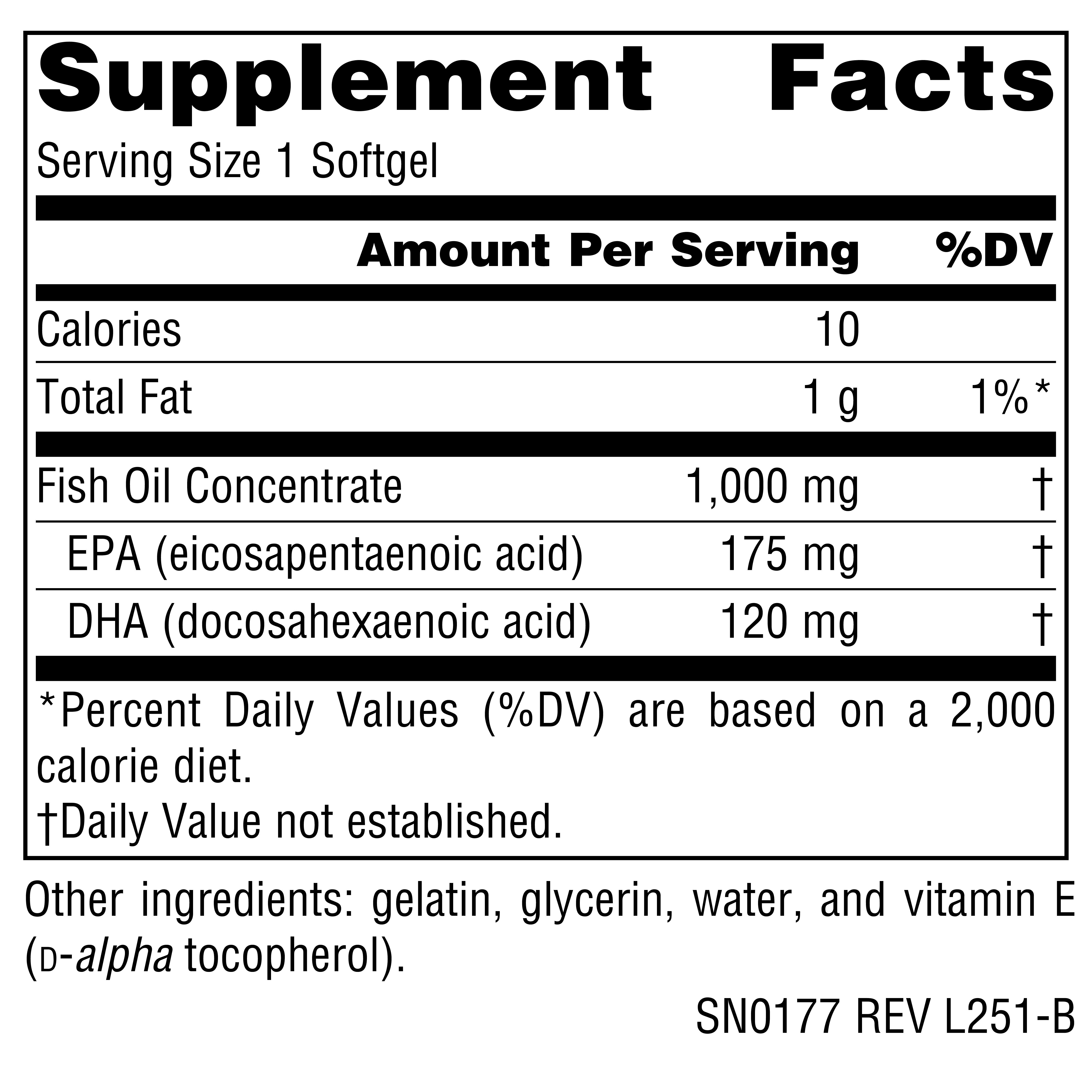 OmegaEPA Fish Oil, 1,000 mg, 200 Softgels, Source Naturals