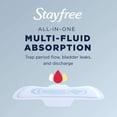 thumbnail image 4 of STAYFREE Maxi Pads Regular With Wings 18 Each (Pack of 4), 4 of 5