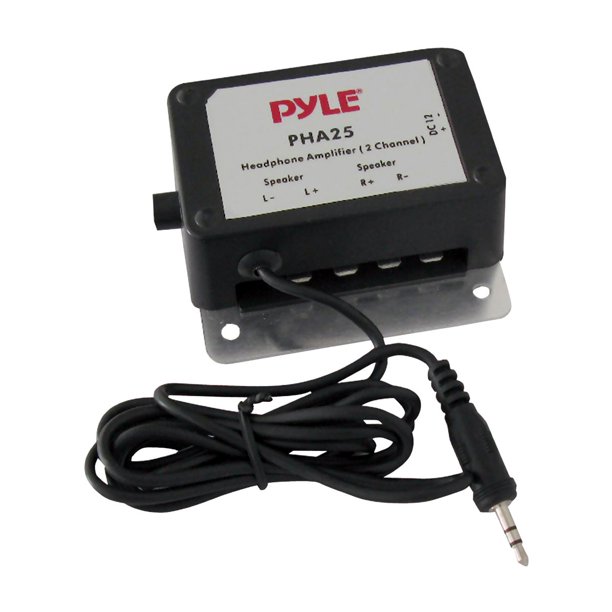 Pyle Home 3.5mm 1/8Inch 2 Channel 300 Watt Stereo Audio Amplifier