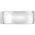thumbnail image 2 of 10K White Gold 10Kw 8mm Ltw Comfort Fit Band Size 6 Made In United States 1wcfl080-6, 2 of 5