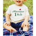 thumbnail image 4 of Olive Loves Apple Mastered 1 Year First Birthday Shirt for Boys Golf Themed First Birthday Tee for Kids Natural Shirt 18 Months, 4 of 5