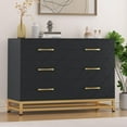 thumbnail image 1 of Commode pour Chambre avec 6 Tiroirs, Commode Moderne en Bois pour Garde-Robe, Commode pour Chambre, Salon, Couloir, Entrée, 1 of 8