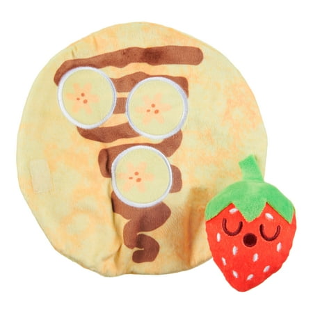 BARK Wake N Crepe Dog Toy, Multi-color, Barkfest in Bed, For Extra Small to Small Dogs
