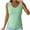 Mint Green, variant on AherBiu Womens Tank Tops with Built in Bra Stretch Sleeveless Top Tees Shirts V Neck Ribbed Basic Layer Camis