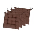 thumbnail image 4 of 4 cojines para silla de cocina, lavables, suaves y gruesos, para interior y exterior, 40 x 40 cm Café, 4 of 9