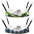 thumbnail image 1 of Hamaca Colgante Reversible para Gatos Jetec, Suave y Transpirable, 2 Piezas, 1 of 7