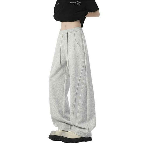 Men's Sweatpants Mens Jogger Pants 2025 Men's Casual Curved Sweatpants Trend Fashionable Straight Leg Long Pants Loose Sport Pants