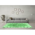thumbnail image 3 of Ahgly Company Indoor Rectangle Abstract Emerald Green Modern Area Rugs, 4' x 6', 3 of 4