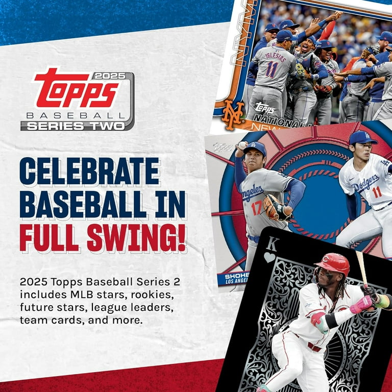 Topps Series Two ボックス 新品未使用 2025 Topps Baseball Series 2 Factory Sealed Value Box