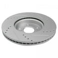 thumbnail image 4 of Geelife Performance Front Drilled Slotted Coated Brake Rotor Set For Honda Accord CR-V, 4 of 9