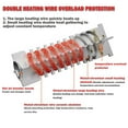 thumbnail image 4 of 2500w Hot Air Gun Mini Construction Dryers Shrink Wrapping Heat Gun Temperaturesa Djustable Thermal Blower & 4 Nozzles ,Variable Temperature, 4 of 6