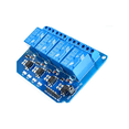 4 Way Module With optocoupler 4 channel 4-channel relay modules relay control panel ...