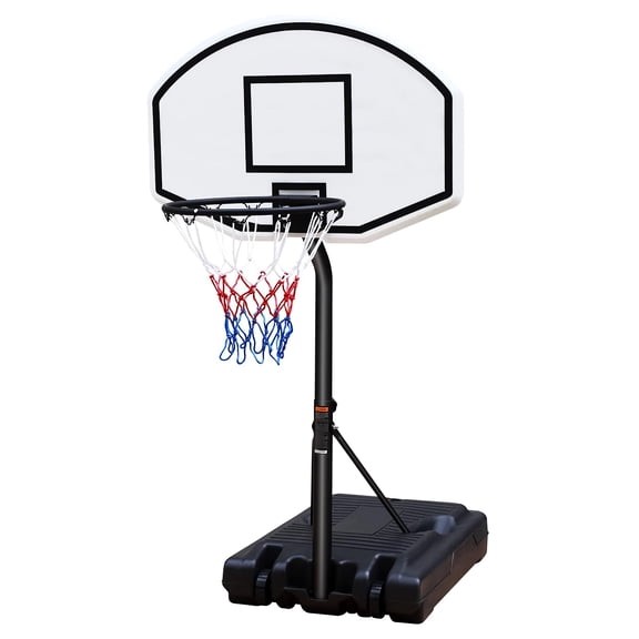 TOYTEXX Panier de Basketball Portable pour le Bord de la Piscine, Panneau Arrière de 36 Pouces, Hauteur Réglable de 3,1 Pi à 4,7 Pi