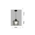 thumbnail image 2 of Suspension Suspension Moderne Lustre Vintage Suspension de Restaurant Lampe Suspendue Suspension Style Moderne Simple Industriel Robuste Petit Lustre Luminaire Suspendu pour Chambre Couloir, 2 of 5