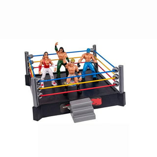 SDMAX WWE Wrestling Ring Playset with Action Figures, WWE Ring with  Equipment's Toy for Kids Boys, Ideal for Birthday Gift, Safe and Durable