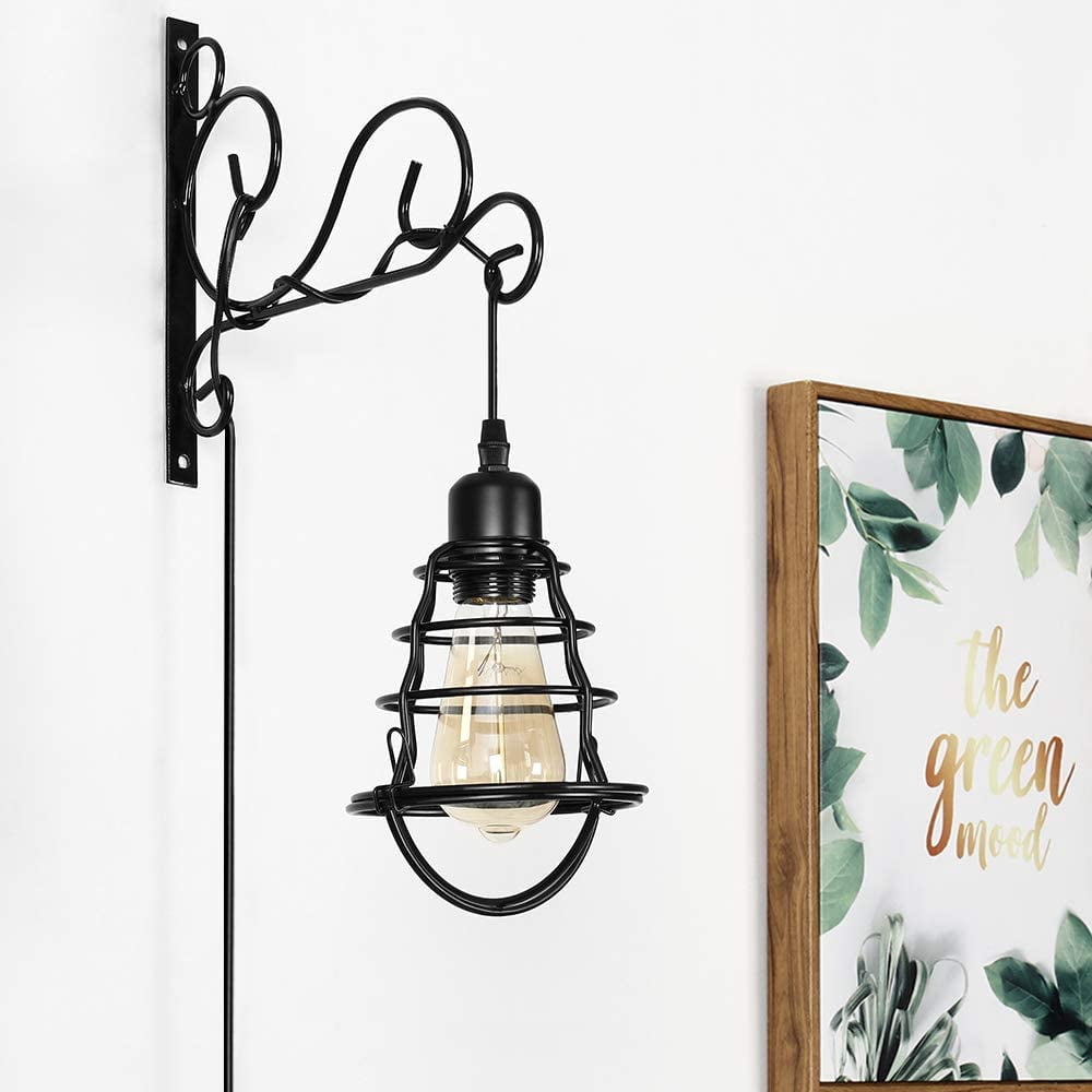 Oumilen Modern 1-Light Hanging Pendant Lights Black
