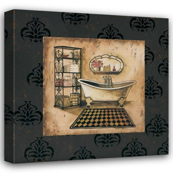 Gregory Gorham 20x20 Gallery Wrapped Canvas Wall Art Titled - Bath Time III