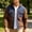#0028-Brown, variant on Men's Color Block Hooded Zip Jacket Corduroy Patchwork Long Sleeve Loose Fit Casual Outerwear with Pockets for Fall Street Style