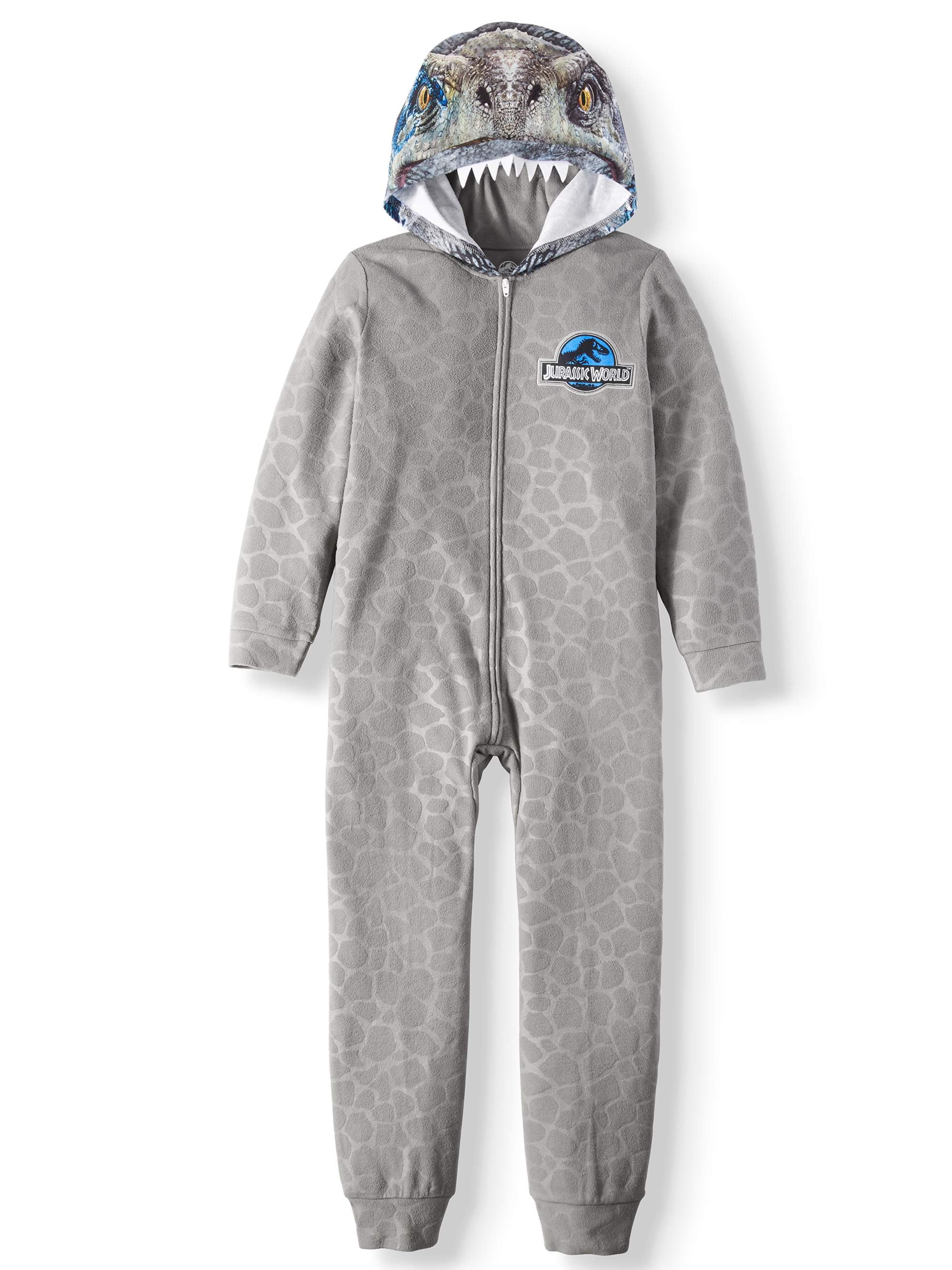 Jurassic world Licensed fleece hooded kids pajamas sz 4//5// FREE SHIPPING!