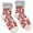 On White, variant on Thermal Winter Ski Socks Fleece Lining Christmas Snowflake Plush Slipper Socks For Cold Weather Indoor Outdoor Activity