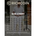 thumbnail image 7 of RICHCOIN Short Sleeve Mens Dress Shirts Casual Solid Shirts for Men Button Down Business Shirt, 7 of 7