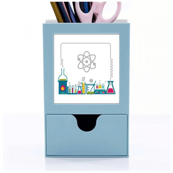 Checal Reaction Vessel Tool Chestry Desk Supplies Organizer Pen Holder Card
