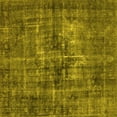 thumbnail image 1 of Ahgly Company Indoor Square Oriental Yellow Industrial Area Rugs, 5' Square, 1 of 4