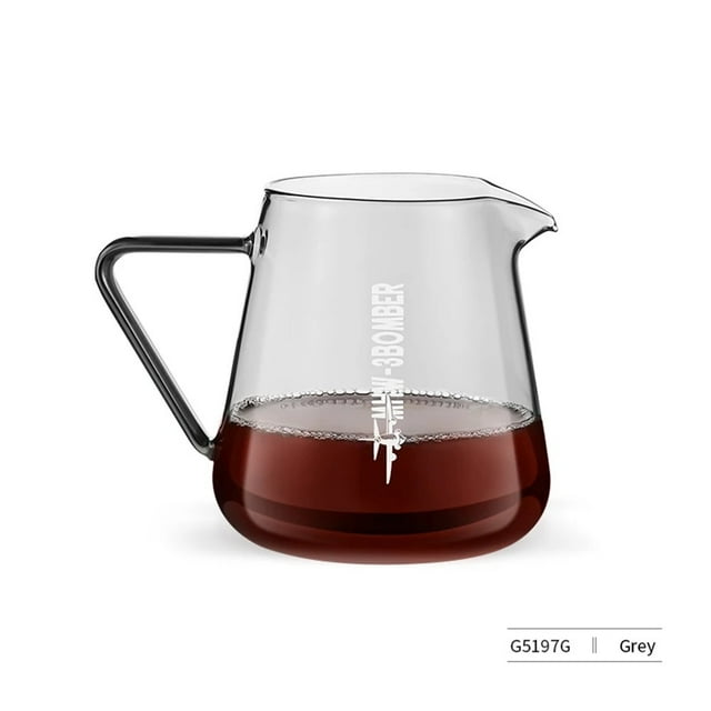 500ml Coffee Server Glass Coffee Pot Espresso Dripper Pour Over Maker Brewer Pot Clear Chic Home Kitchen Accessories