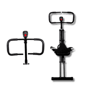 Total Crunch Power Rider: Home Gym Abdominal Core Trainer for Squats, Glutes, Cardio, and Crunch Workouts.